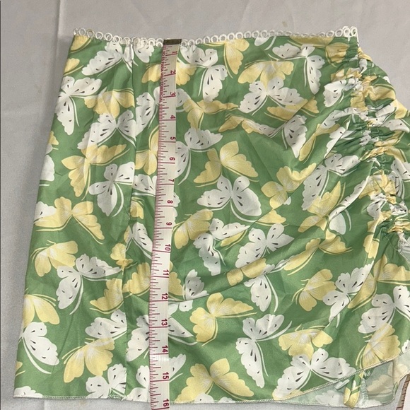 Green Floral Women's Swim Cover-Up - Picture 2 of 6